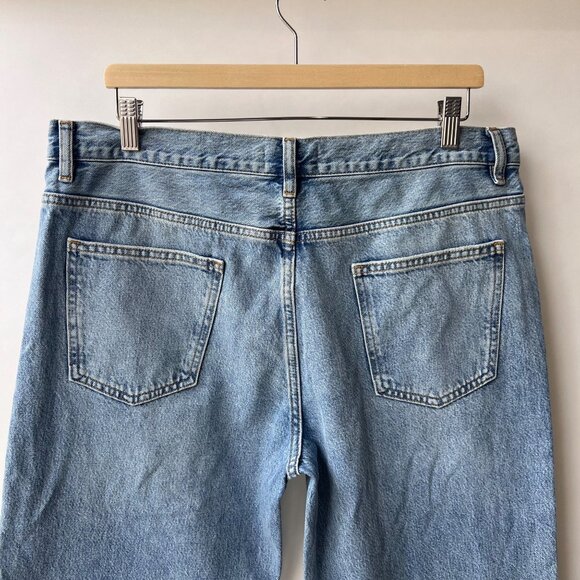 FRAME The Straight Jean in Jefferson – Men’s Size 34 – Light Blue Wash N63 - Picture 7 of 9